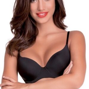 Reggiseno Greta - Love&Bra - Reggiseno a balconcino in microfibra con coppa imbottita e ferretto. Super sostegno grazie alla coppa a cuore.