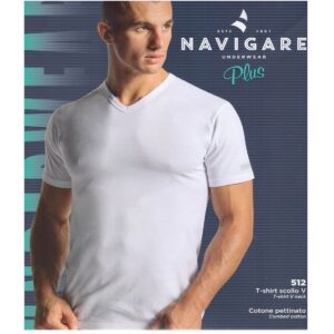 Shirt Navigare 512 - Intimo Uomo NAVIGARE-512-BIANCO-SHIRT-MAGLIA-UOMO-ESTIVO-VITTORIO-DI-VINCENZO