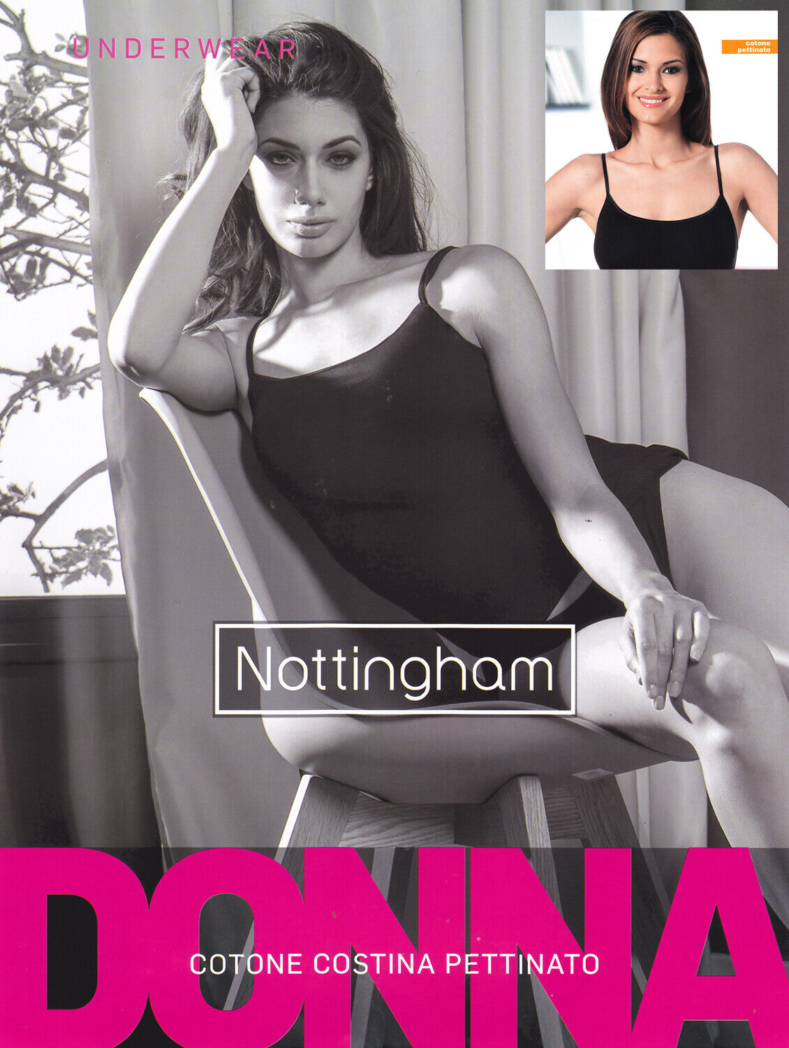 Scopri la Canotta Nottingham VS4014 NERA, un capo essenziale per la donna moderna. Realizzata in cotone costina pettinato e con design a spalla stretta, offre comfort e stile senza tempo. Disponibile in bianco e nero, questa canotta è versatile e si adatta a diverse occasioni. Aggiungi un tocco di eleganza al tuo negozio di abbigliamento con la collezione Nottingham.