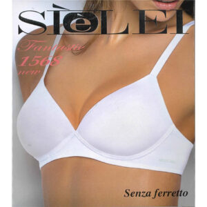 1568 Reggiseno Sielei: Microfibra, coppa C, imbottito. Comfort senza ferretto, stile e qualità. Valorizza la tua silhouette.