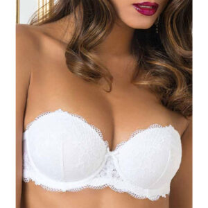 2450 Reggiseno Sielei: Fascia con ferretto, pizzo, coppa C. Seduzione delicata e comfort impeccabile. Esalta la tua bellezza con stile e sicurezza.